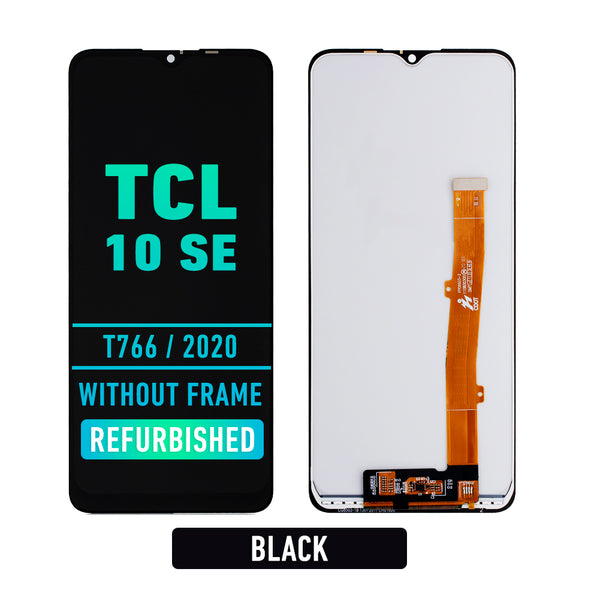 TCL 10 SE (T766) Pantalla LCD De Reemplazo Sin Bisel (Reacondicionada) (Negra)