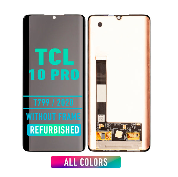 TCL 10 Pro Pantalla LCD De Reemplazo Sin Bisel (Reacondicionada) (Todos Los Colores)