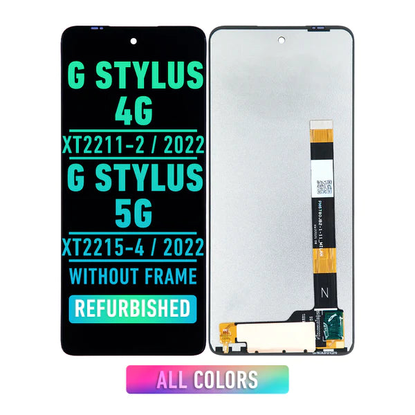 Motorola Moto G Stylus 4G (XT2211 / 2022) / G Stylus 5G 2022 (XT2215) / Motorola EDGE (XT2141 / 2021) / Moto EDGE S30 / Moto G200 5G Pantalla LCD Sin Bisel (Reacondicionada) (Todos Los Colores) No Compatible con XT2141-1 (Modelo Verizon)