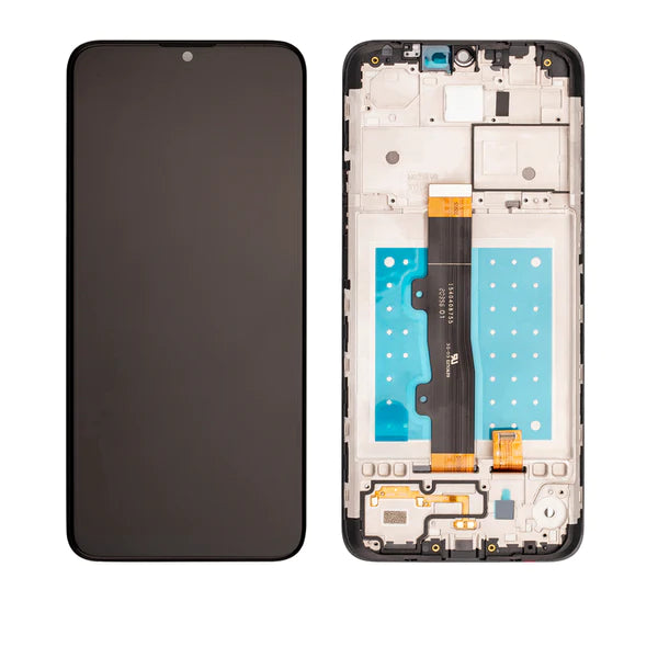 Motorola Moto E7 (XT2095-2 / 2020) Pantalla LCD Con Bisel (Negro)