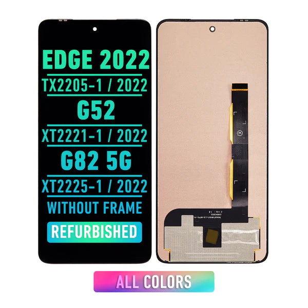 Motorola Moto Edge 2022 (XT2205-1 /2022) / G52 (XT2221-1 / 2022) / G82 5G (XT2225-1 / 2022) Pantalla OLED Sin Bisel (Reacondicionada) (Todos Los Colores)