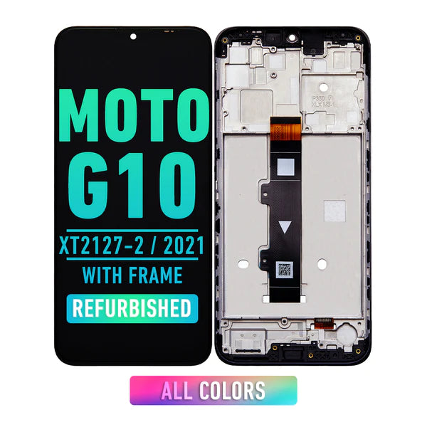 Motorola Moto G10 (XT2127-2 / 2021) Pantalla LCD Con Bisel (Reacondicionada) (Todos Los Colores)