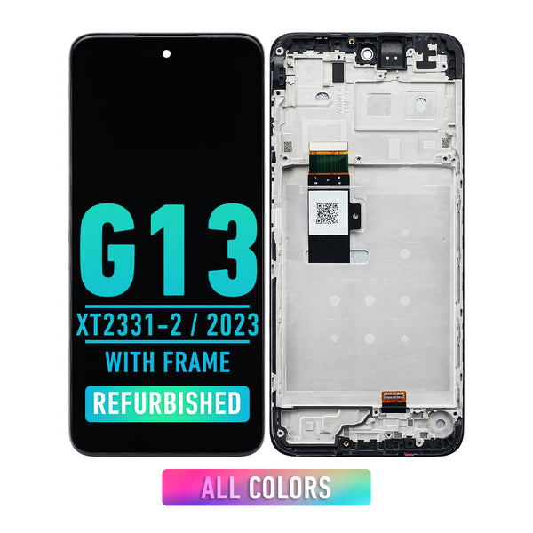 Motorola Moto G13 (XT2331-2 / 2023) Pantalla LCD Con Bisel (Reacondicionada) (Todos Los Colores)