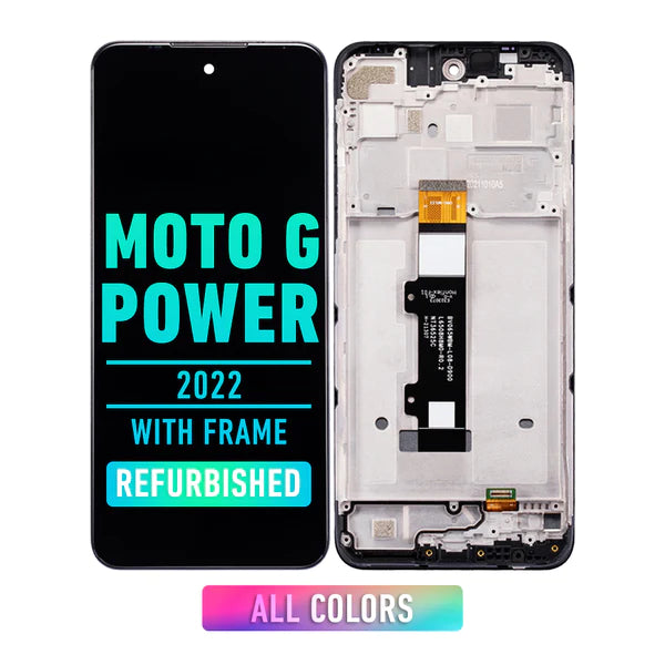 Motorola Moto G Power (XT2165/2022) Pantalla LCD Con Bisel (Reacondicionada) (Todos Los Colores)