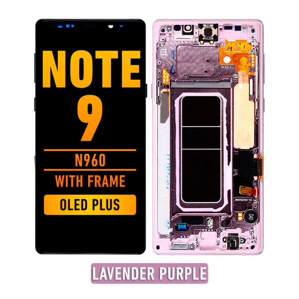 Samsung Galaxy Note 9 OLED Pantalla De Remplazo Con Bisel (OLED PLUS) (Lavender Purple)