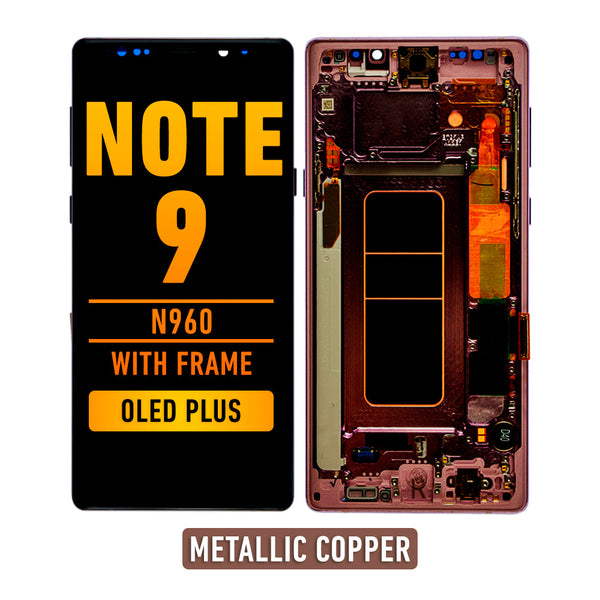 Samsung Galaxy Note 9 OLED Pantalla De Remplazo Con Bisel (OLED PLUS) (Metallic Copper)
