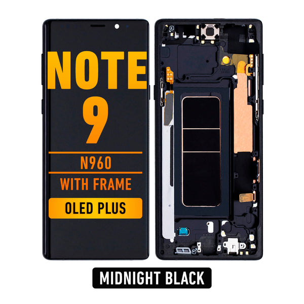 Samsung Galaxy Note 9 OLED Pantalla De Remplazo Con Bisel (OLED PLUS) (Midnight Black)