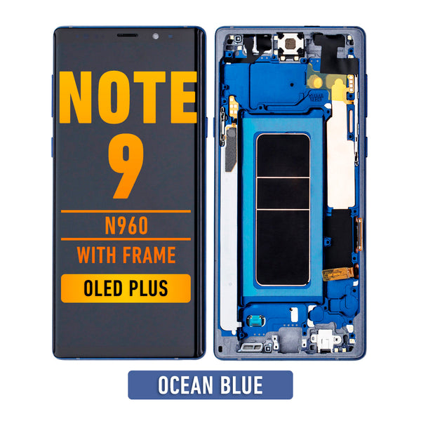 Samsung Galaxy Note 9 OLED Pantalla De Remplazo Con Bisel (OLED PLUS) (Ocean Blue)