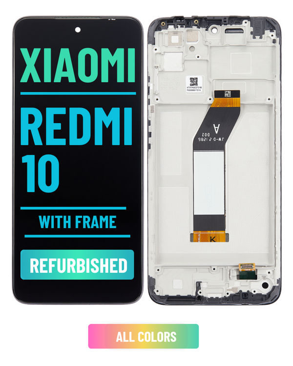Xiaomi Redmi 10 Pantalla LCD De Reemplazo Con Bisel (Reacondicionada) (Todos Los Colores)