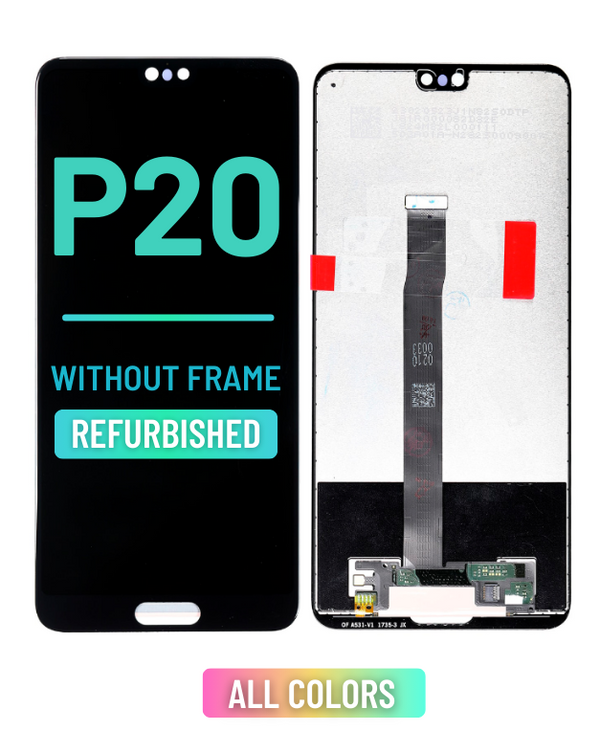 Huawei P20 Pantalla LCD De Reemplazo Sin Bisel (Reacondicionada) (Todos Los Colores)