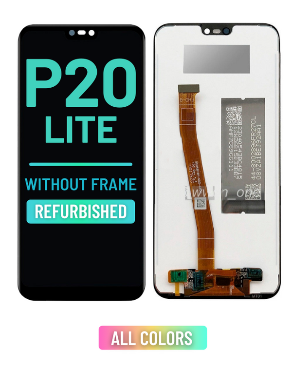 Huawei P20 Lite (2018) / Nova 3e - Pantalla LCD De Reemplazo Sin Bisel (Reacondicionada) (Todos Los Colores)