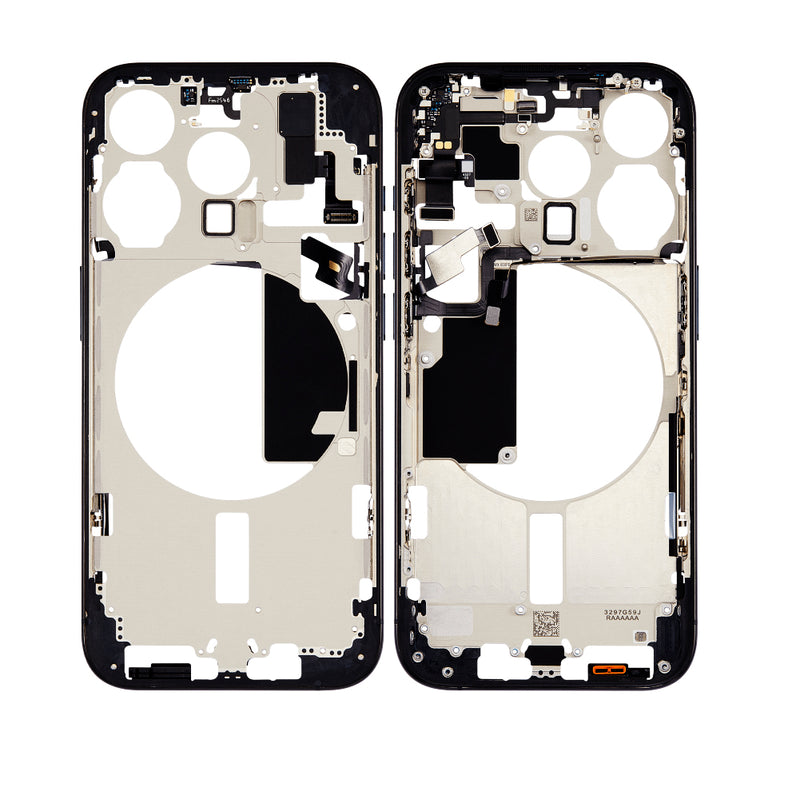 iPhone 15 Pro  Housing Del Medio (Sin Cristal) Con Boton De Encendido Y Volumen  (US Version) (All Colors)