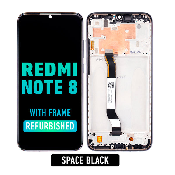 Redmi Note 8 Pantalla LCD De Reemplazo Con Bisel (Reacondicionada) (Negro Espacial)