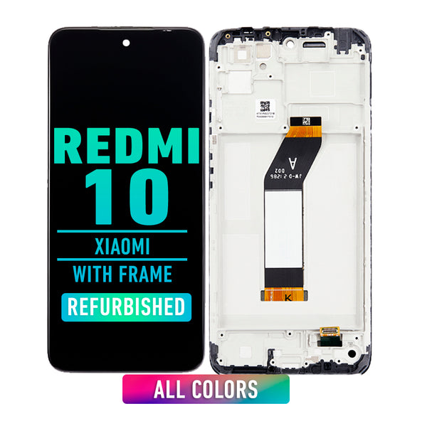 Xiaomi Redmi 10 Pantalla LCD De Reemplazo Con Bisel (Reacondicionada) (Todos Los Colores)