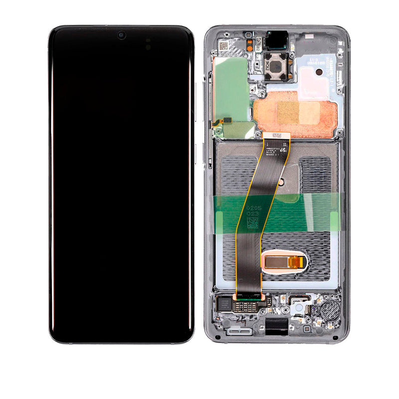 Samsung Galaxy S20 5G LCD  Pantalla De Remplazo Con Bisel (Compatible For All Carriers Except Verizon 5G UW Model)  (Aftermarket Incell) (Cosmic Black)