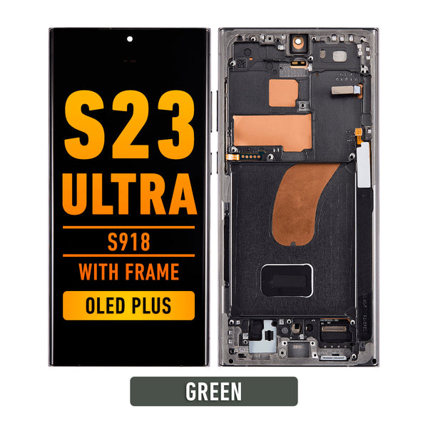 Samsung Galaxy S23 Ultra OLED  Pantalla De Remplazo Con Bisel (OLED PLUS) (Green)