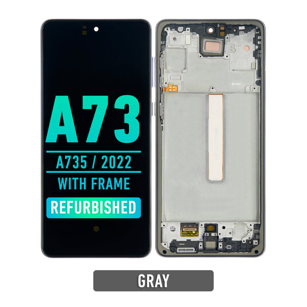 Samsung Galaxy A73 (A735 / 2022) Pantalla Con Bisel (Reacondicionada) (Gris)