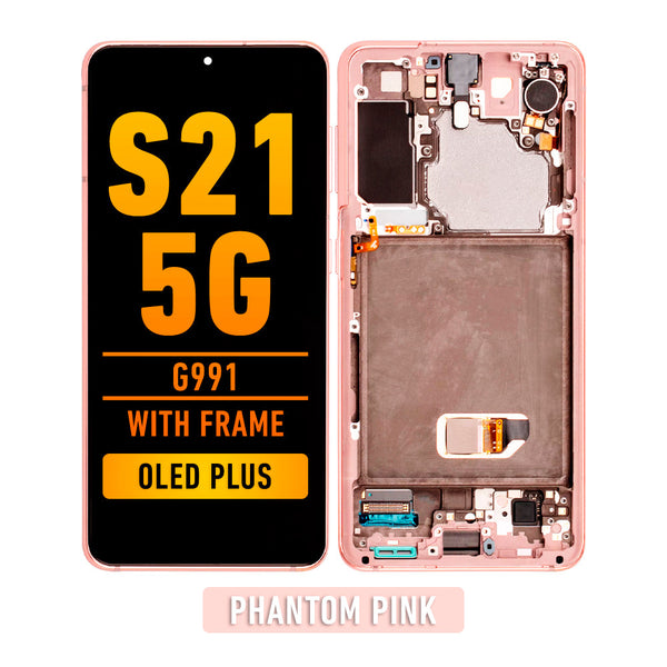 Samsung Galaxy S21 5G OLED  Pantalla De Remplazo Con Bisel (OLED PLUS) (Phantom Pink)