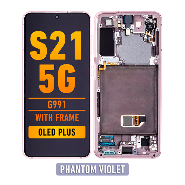 Samsung Galaxy S21 5G OLED  Pantalla De Remplazo Con Bisel (OLED PLUS) (Phantom Violet)
