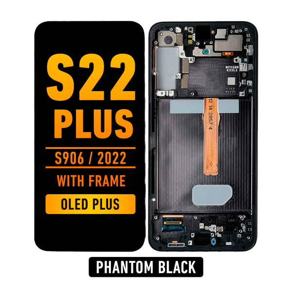Samsung Galaxy S22 Plus OLED Pantalla De Remplazo Con Bisel (OLED PLUS) (Phantom Black)