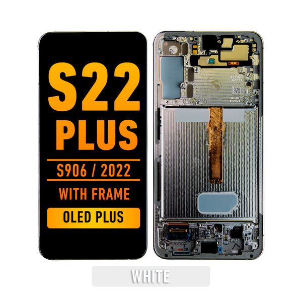 Samsung Galaxy S22 Plus OLED Pantalla De Remplazo Con Bisel (OLED PLUS) (White)