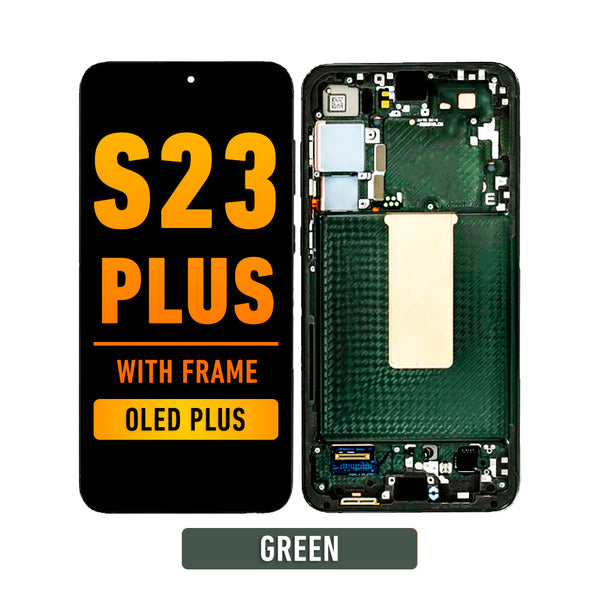 Samsung Galaxy S23 Plus 5G OLED Pantalla De Remplazo Con Bisel (OLED PLUS) (Green)