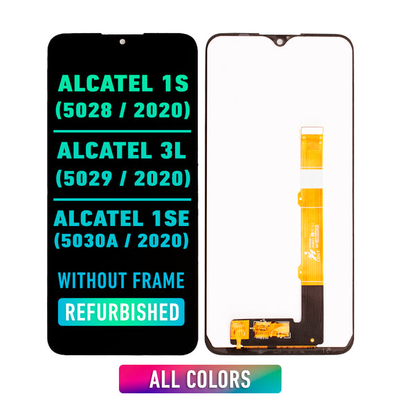 Alcatel 1S (5028 / 2020) / L3 (5029 / 2020) / 1SE (5030A / 2020) - Pantalla LCD De Reemplazo Sin Bisel (Reacondicionada)