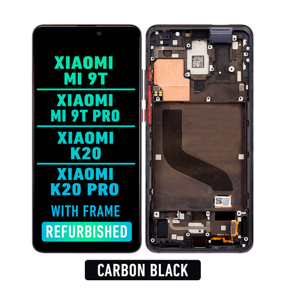 Xiaomi MI 9T / 9T Pro / K20 / K20 Pro Pantalla OLED De Reemplazo Con Bisel (Reacondicionada) (Negro Carbon)