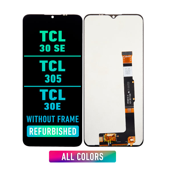 TCL 30 SE / TCL 305 / TCL 30E Pantalla LCD De Reemplazo Sin Bisel (Reacondicionada) (Todos Los Colores)