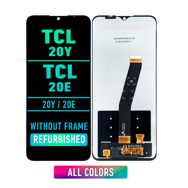 TCL 20Y / TCL 20E Pantalla LCD De Reemplazo Sin Bisel (Reacondicionada) (Todos Los Colores)