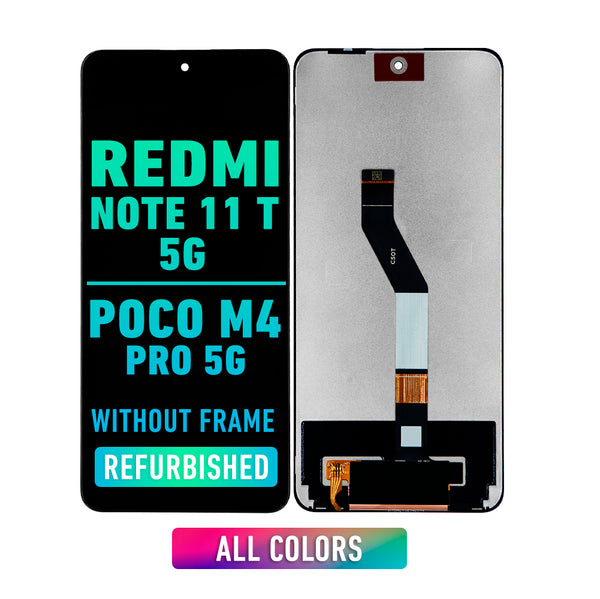 Xiaomi Redmi Note 11T 5G / Xiaomi Poco M4 Pro 5G Pantalla LCD De Reemplazo Sin Bisel (Reacondicionada) (Todos Los Colores)
