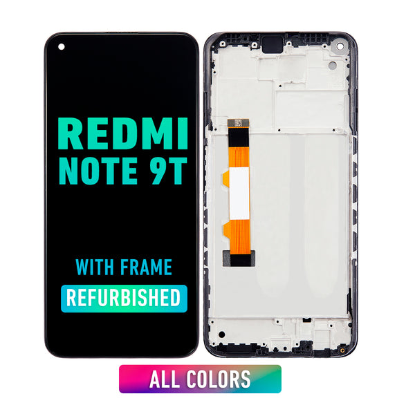 Xiaomi Redmi Note 9T Pantalla LCD De Reemplazo Con Bisel (Reacondicionada) (Todos Los Colores)