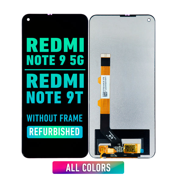 Xiaomi Redmi Note 9 5G / Note 9T Pantalla LCD De Reemplazo Sin Bisel (Reacondicionada) (Todos Los Colores)