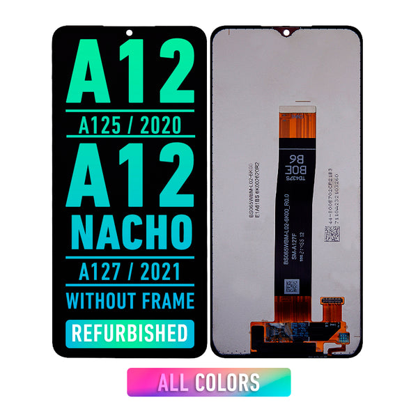 Samsung Galaxy A12 (A125 / 2020) A12 Nacho (A127 / 2021) Pantalla Sin Bisel (Reacondicionada)