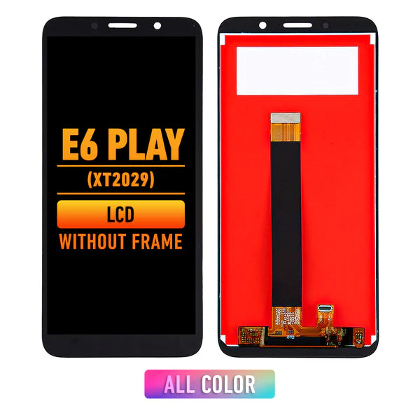 Motorola Moto E6 Play (XT2029) Pantalla LCD Sin Bisel (Reacondicionada) (Todos Los Colores)