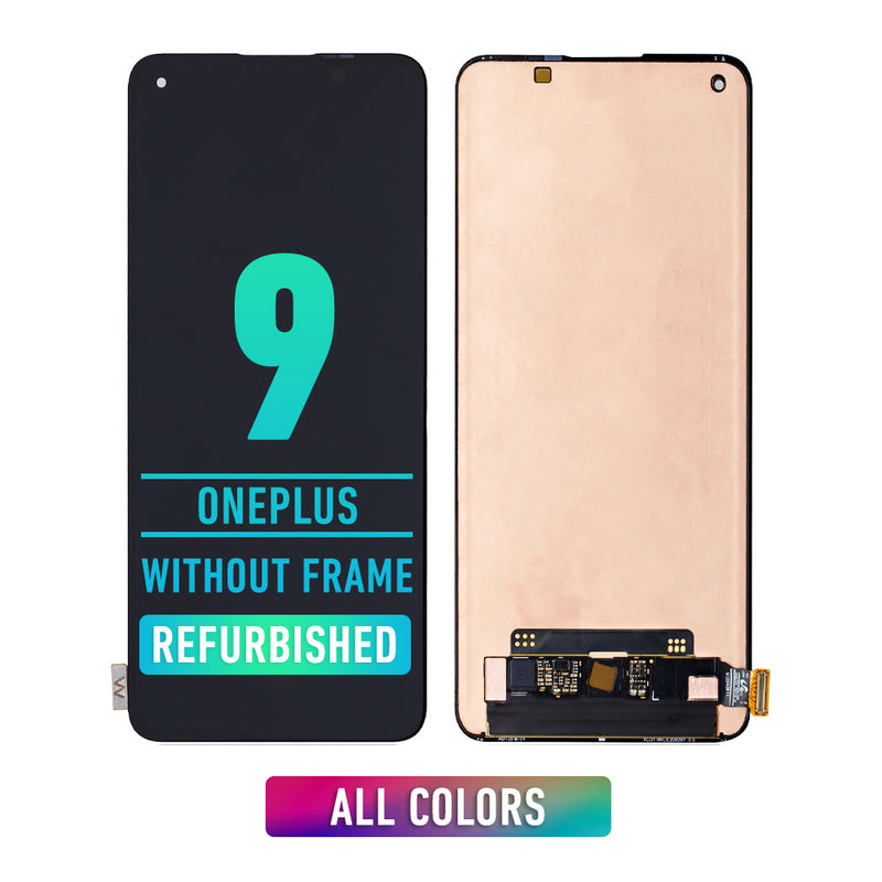 Oneplus 9 Pantalla OLED De Reemplazo Sin Bisel (Reacondicionada) (Todos Los Colores)