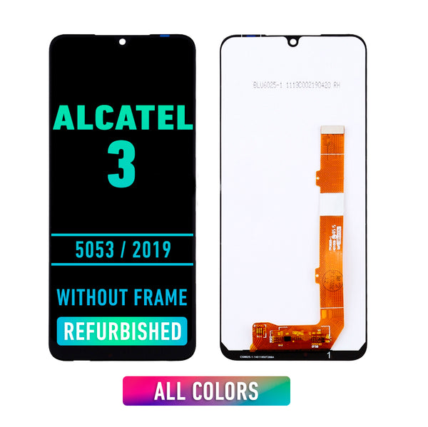 Alcatel 3 (5053 / 2019) - Pantalla LCD De Reemplazo Sin Bisel (Reacondicionada)