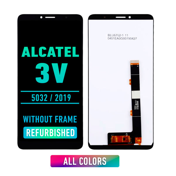 Alcatel 3v (2019) (5032W) Pantalla LCD De Reemplazo Sin Bisel (Reacondicionada) (Todos Los Colores)