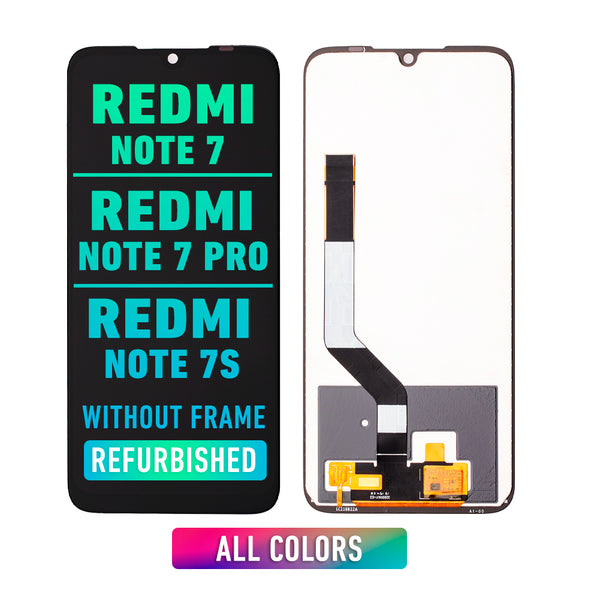Redmi Note 7S / Note 7 Pro / Note 7 - Pantalla LCD De Reemplazo Sin Bisel (Reacondicionada)