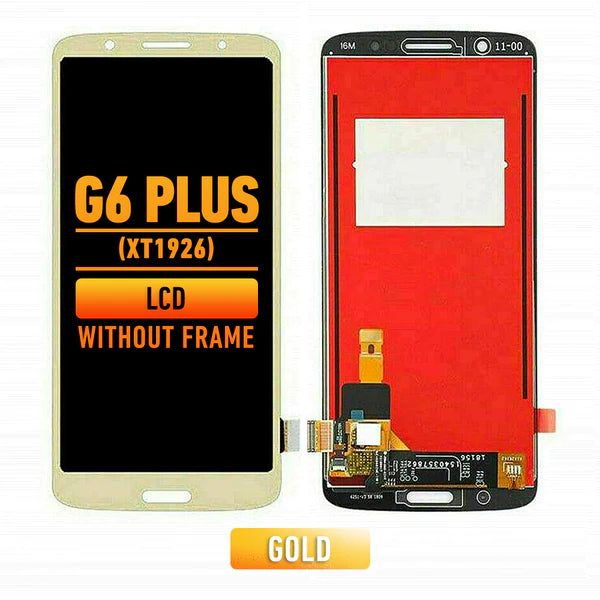 Motorola G6 Plus (XT1926) Pantalla LCD Sin Bisel (Dorado)