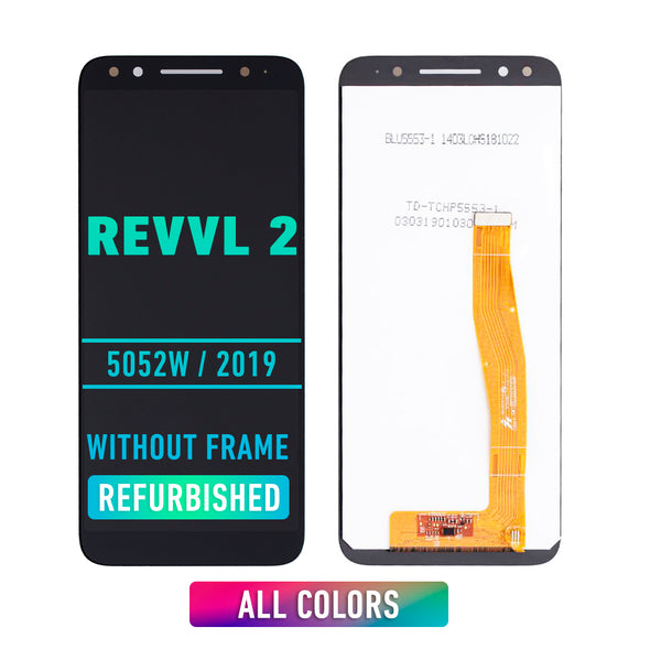 T-Mobile Revvl 2 (5052) - Pantalla LCD De Reemplazo Sin Bisel (Reacondicionada)