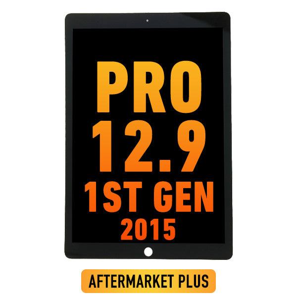 iPad Pro 12.9 (1st Gen, 2015) Pantalla LCD Con Digitalizador Y Placa Hija Flex Preinstalado (Aftermarket Plus) (Negro)