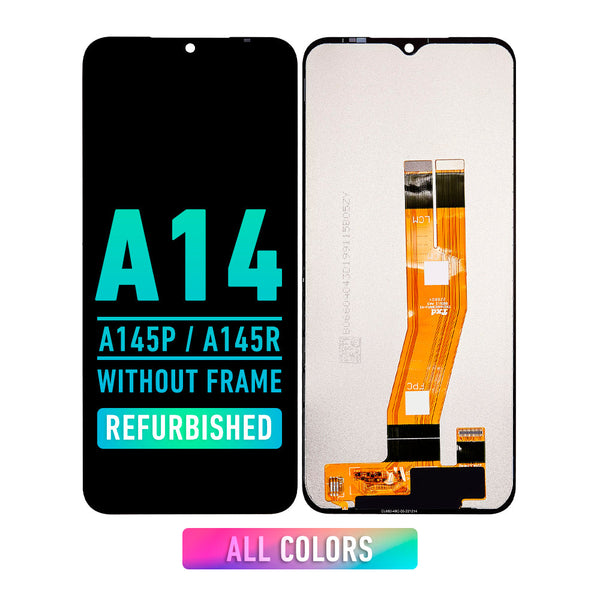 Samsung Galaxy A14 4G (A145P / A145R / 2023) LCD Pantalla De Remplaso Sin Bisel  (Reacondicionada) (All Colors)