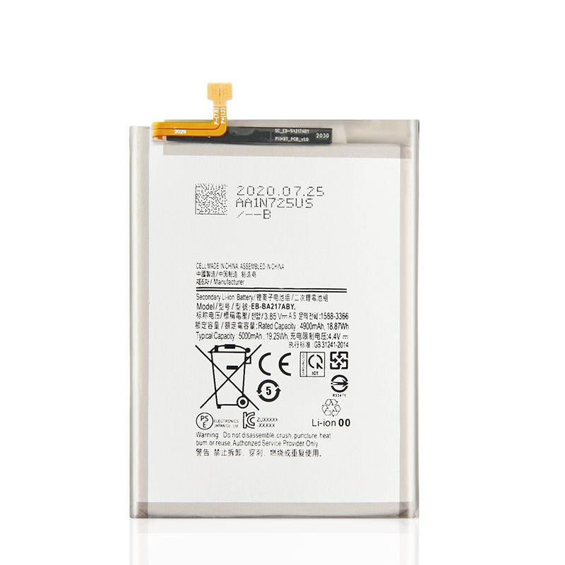 Samsung Galaxy A12 (A125 / 2020) / A21S (A217 / 2020) / A02 (A022 / 2020) A13 5G (A136U / 2021) (EB-BA217ABY)Bateria de Alta Capacidad EB-BA217ABY
