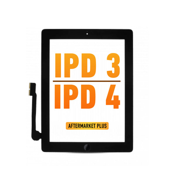 iPad 3/4 Touch Digitalizador De Reemplazo Negro