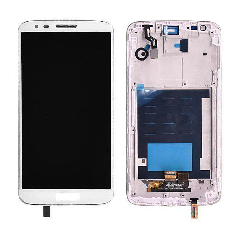 LG G2 Pantalla LCD Con Bisel (Reacondicionada) (Blanca)