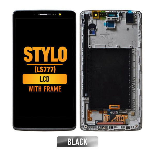 LG G Stylo (LS770) Pantalla LCD Con Bisel (Reacondicionada) (Negro)