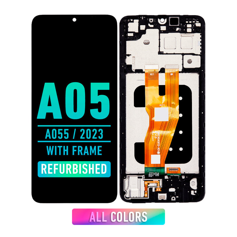 Samsung Galaxy A05 (A055 / 2023) Pantalla LCD De Remplazo Con Bisel (Reacondicionada) (All Colors)