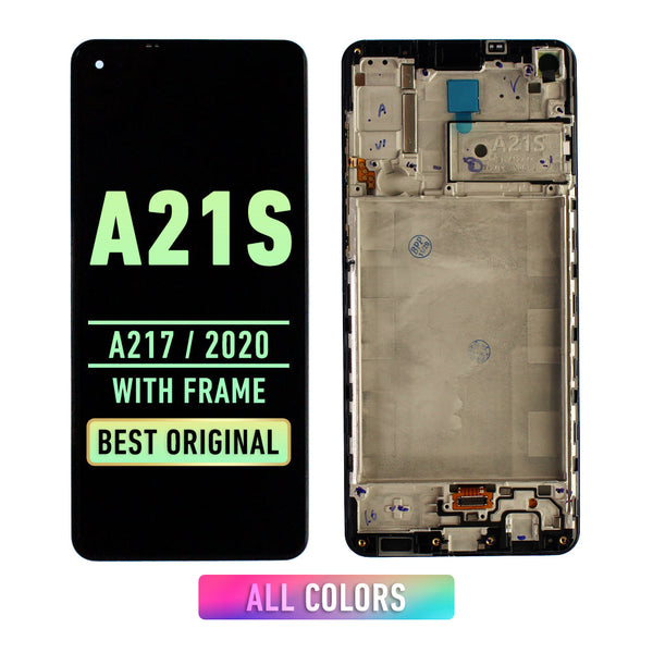 Samsung Galaxy A21s (A217 / 2020) Pantalla Con Bisel (Todos Los Colores) (Reacondicionada)