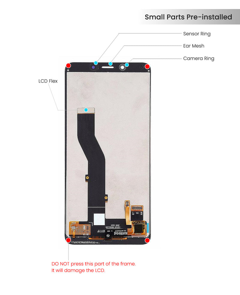 LG K20 (2019) Pantalla LCD Sin Bisel (Reacondicionada) (Todos Los Colores)